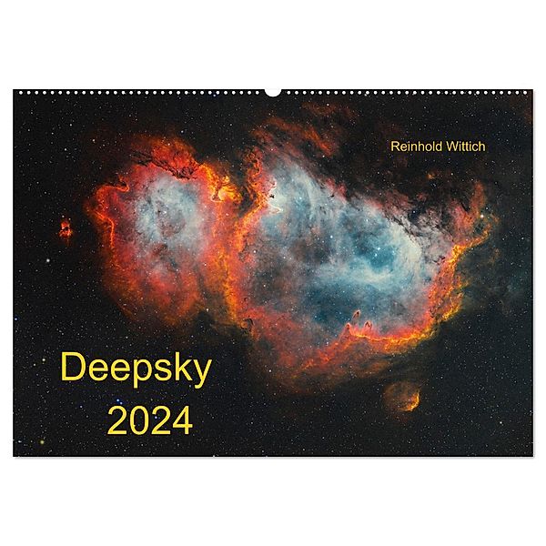 Deepsky 2024 (Wandkalender 2024 DIN A2 quer), CALVENDO Monatskalender, Reinhold Wittich