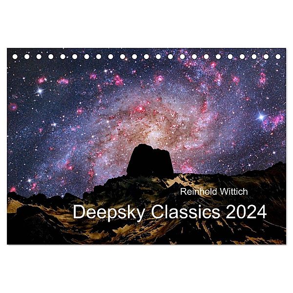 Deepsky Classics (Tischkalender 2024 DIN A5 quer), CALVENDO Monatskalender, Reinhold Wittich