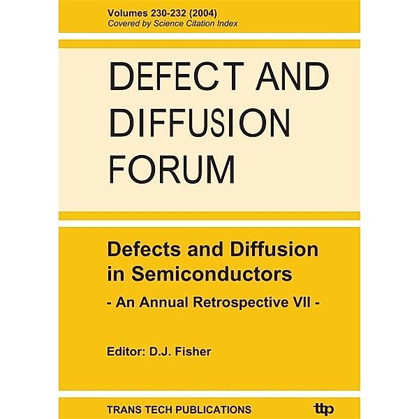 Defects and Diffusion in Semiconductors - An Annual Retrospective VII