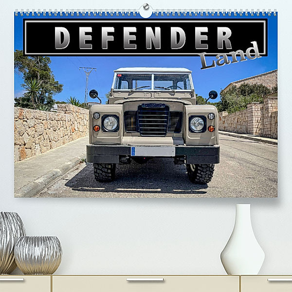 Defender Land (Premium, hochwertiger DIN A2 Wandkalender 2023, Kunstdruck in Hochglanz), Robert Styppa