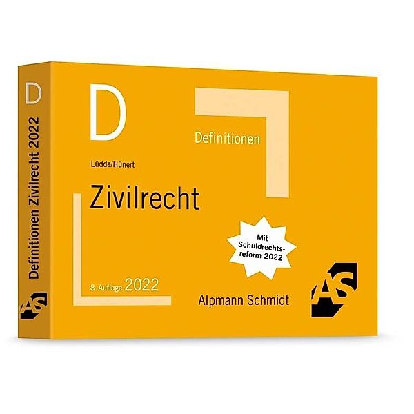 Definitionen Zivilrecht, Jan S. Lüdde, Matthias Hünert