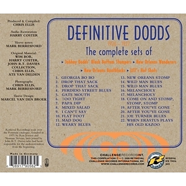 Definitive Dodds 1926-1927, Johnny Dodds