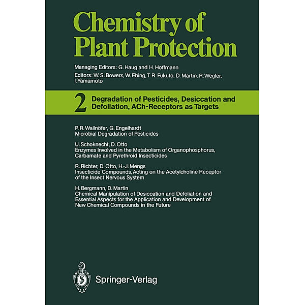 Degradation of Pesticides, Desiccation and Defoliation, ACh-Receptors as Targets
