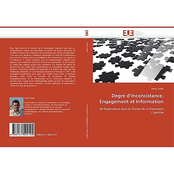 Degré d Inconsistance, Engagement et Information, David Vaidis