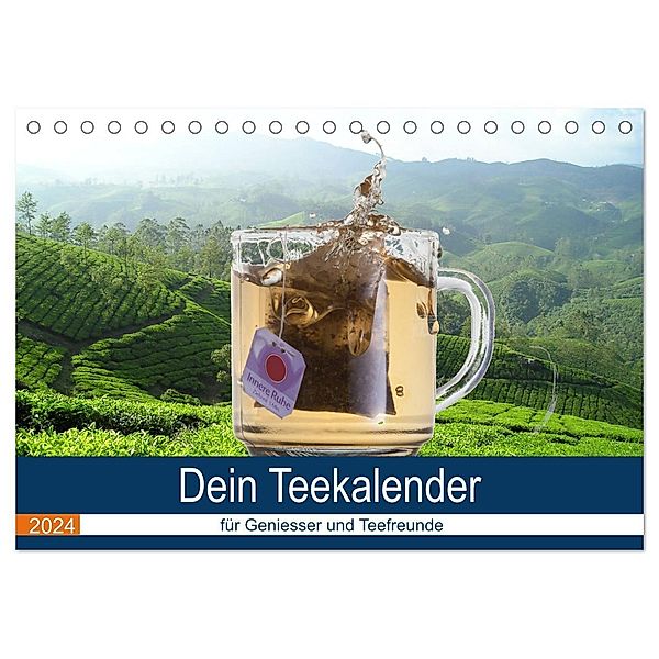 Dein Teekalender für Geniesser und Teefreunde (Tischkalender 2024 DIN A5 quer), CALVENDO Monatskalender, Stefan Widerstein - SteWi.info