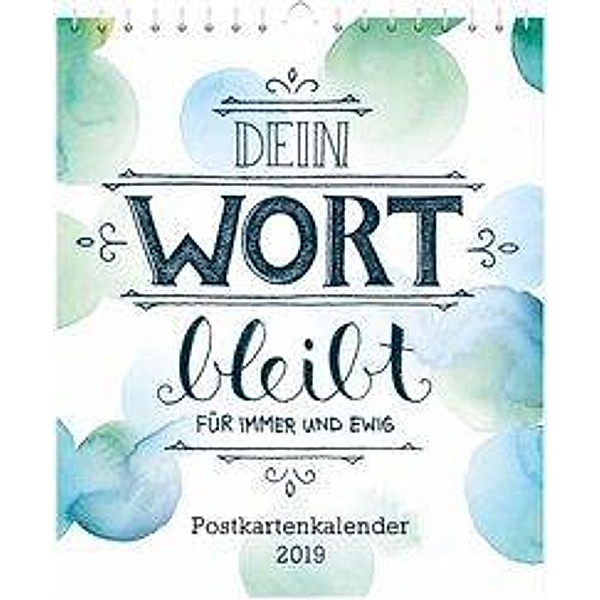Dein Wort 2019 - Postkartenkalender