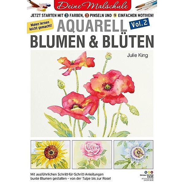 Deine Malschule / Aquarell - Blumen & Blüten.Ti.2, Julie King