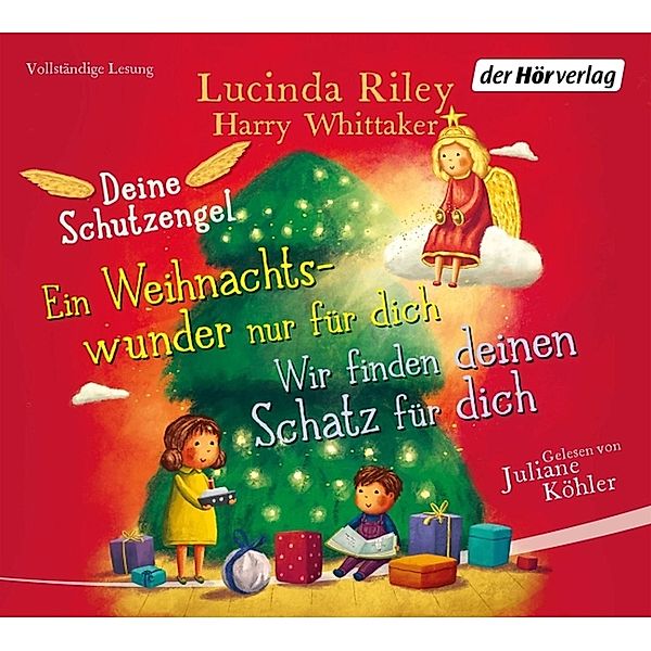 Deine Schutzengel - Wir finden deinen Schatz für dich & Ein Weihnachtswunder nur für dich,1 Audio-CD, Lucinda Riley, Harry Whittaker