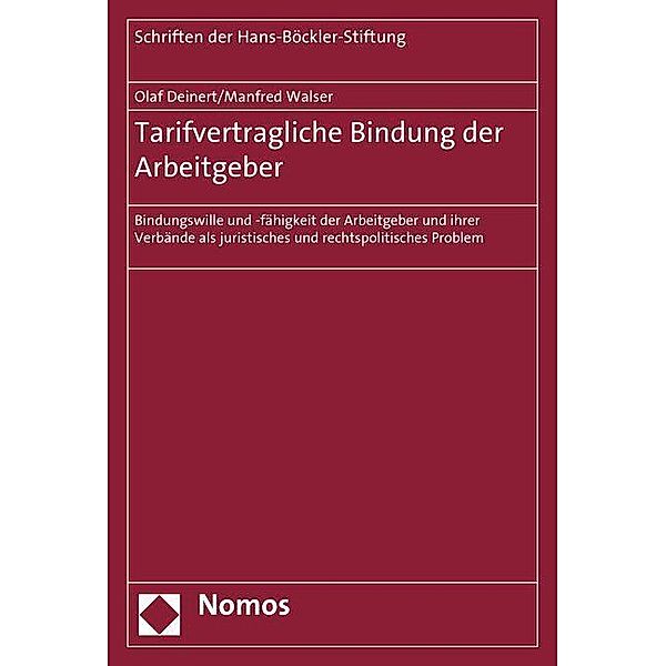 Deinert, O: Tarifvertragliche Bindung der Arbeitgeber, Olaf Deinert, Manfred Walser