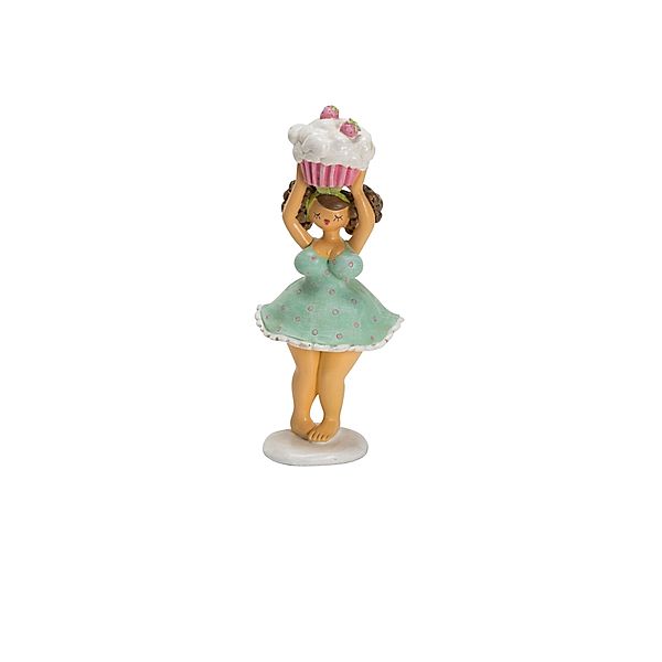 Deko-Figur Cupcake Sandy Türkis