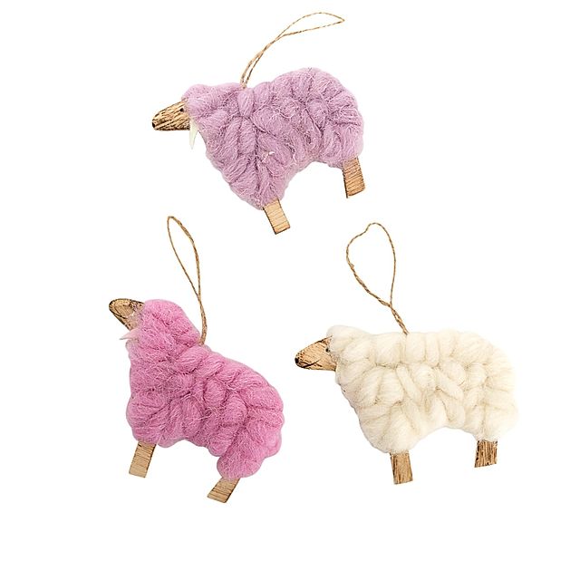 Deko-Hänger-Set, 3tlg Schafe jetzt bei Weltbild.de bestellen