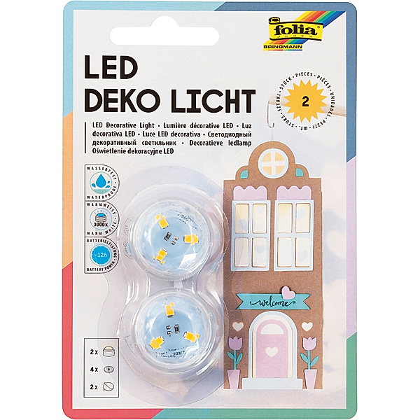 folia Deko-Licht LED 2-teilig
