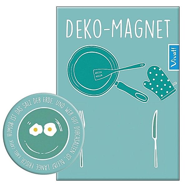 Deko-Magnet »Humor ist das Salz der Erde!«