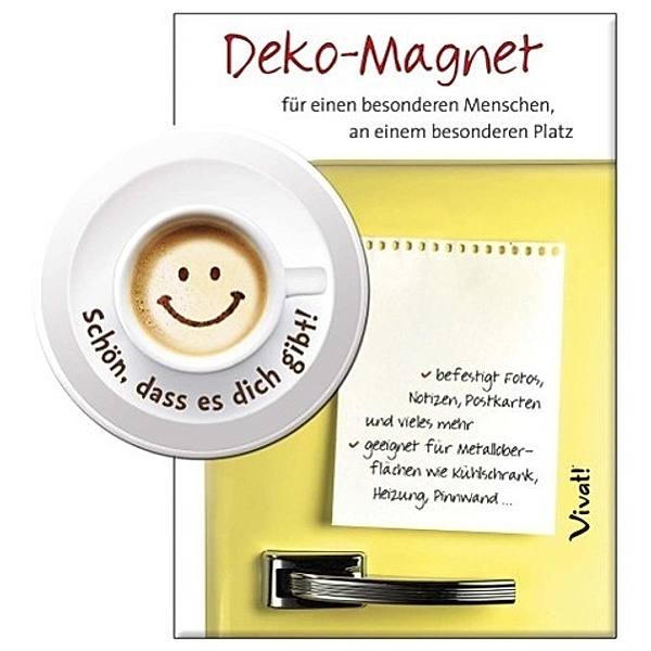 Deko-Magnet 'Schön, dass es dich gibt!'