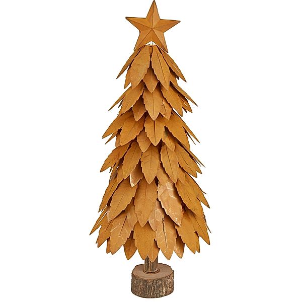 Deko-Objekt Christbaum Rost