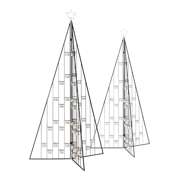 Deko-Objekt Weihnachtsbaum Teelichter klein