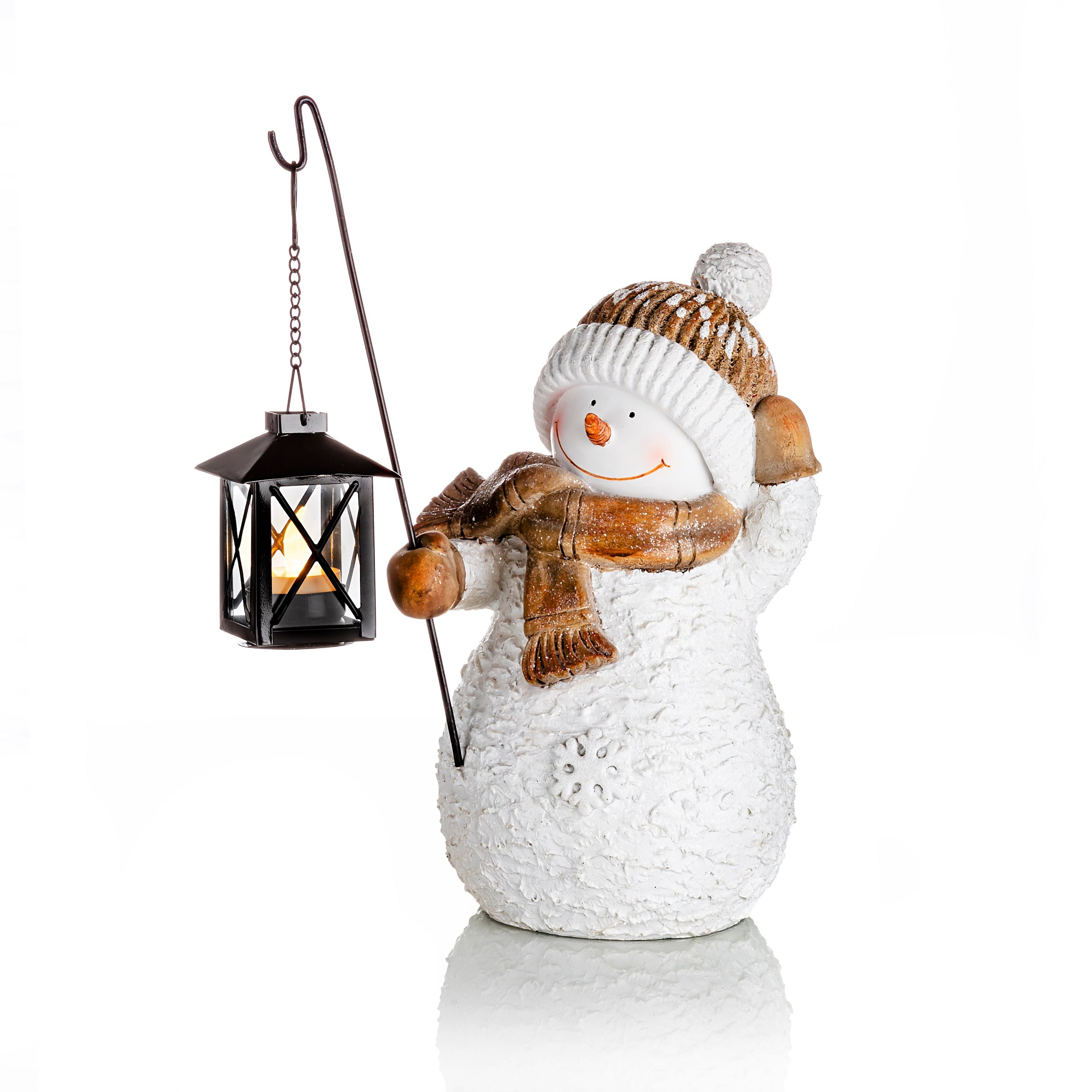 Deko-Schneemann Snowy mit LED-Laterne bestellen | Weltbild.de