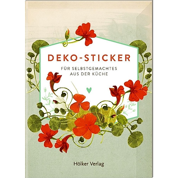 Deko-Sticker - Kapuzinerkresse