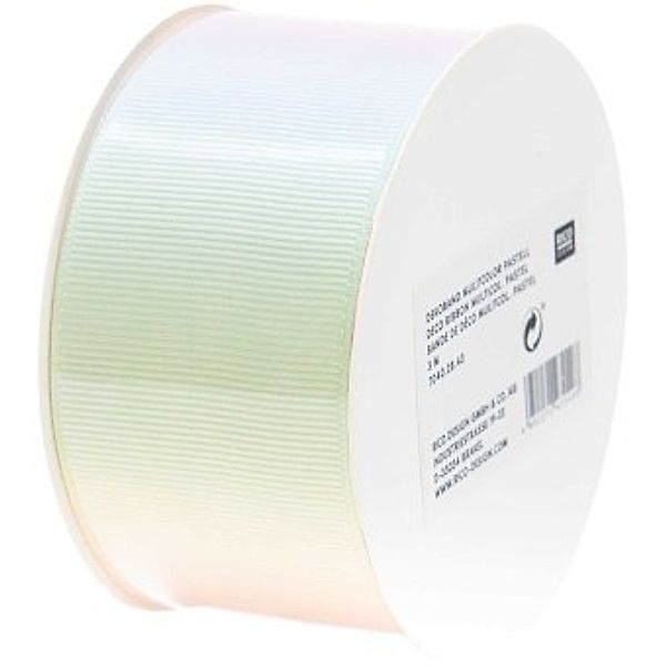 Dekoband Mulitcolor Pastell 3M