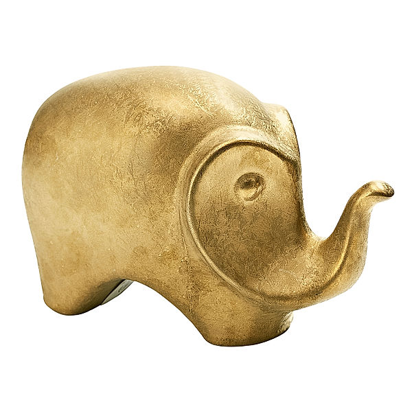 Dekofigur Golden Elephant