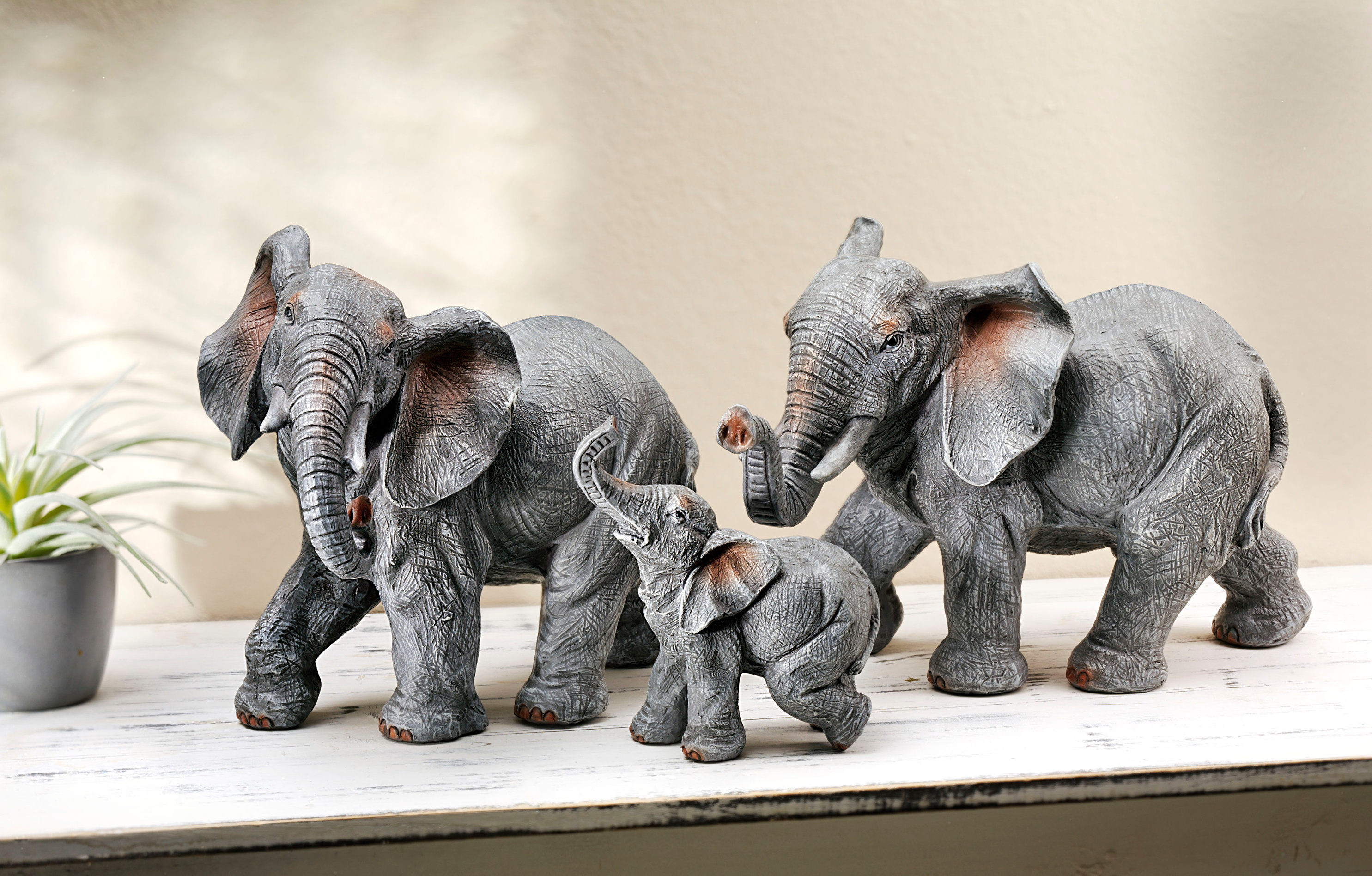 Dekofiguren „Elefantenfamilie“ bestellen 3er-Set