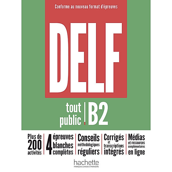 DELF tout public B2 - Conforme au nouveau format  d'épreuves, Nelly Mous, Bruno Megre, Pascal Biras