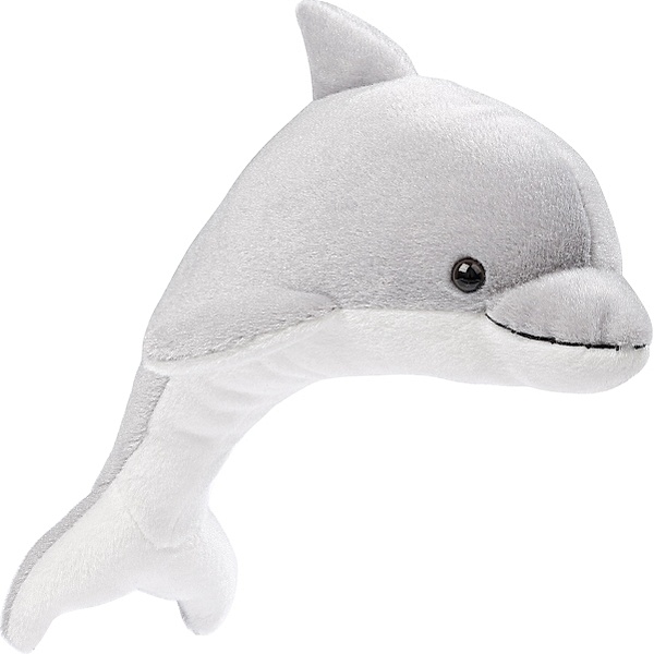 EBO Delfin, grau-weiß, 23cm