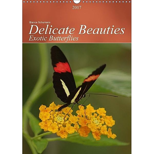 Delicate Beauties Exotic Butterflies (Wall Calendar 2017 DIN A3 Portrait), Bianca Schumann