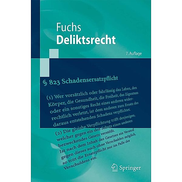 Deliktsrecht / Springer-Lehrbuch, Maximilian Fuchs