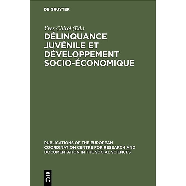 Délinquance juvénile et développement socio-économique