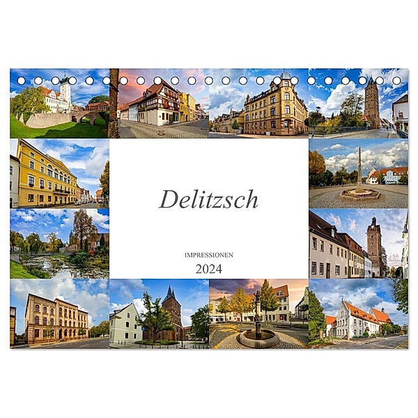 Delitzsch Impressionen (Tischkalender 2024 DIN A5 quer), CALVENDO Monatskalender, Dirk Meutzner