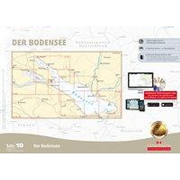 Delius Klasing-Sportbootkarten: Bodensee 2018, m. CD-ROM