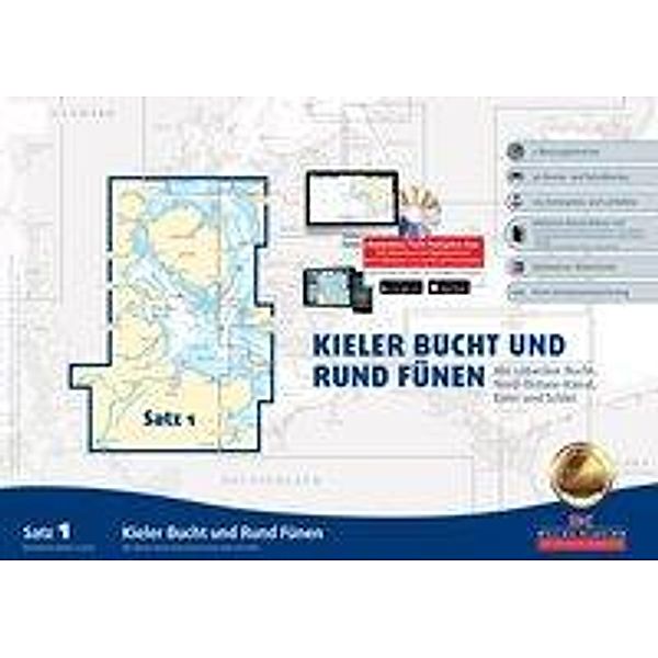 Delius Klasing-Sportbootkarten: Kieler Bucht und Rund Fünen Ausgabe 2019 (berichtigt bis Woche 01/2019), m. CD-ROM