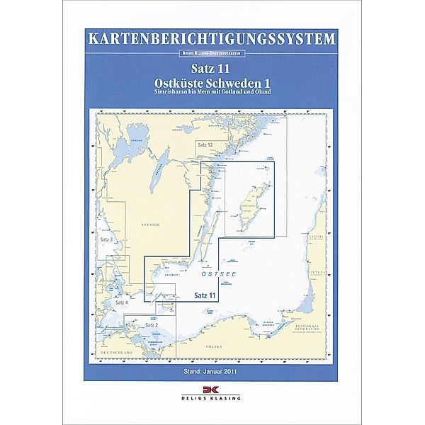 Delius Klasing-Sportbootkarten Ostküste Schweden, Berichtigung, Planokarte