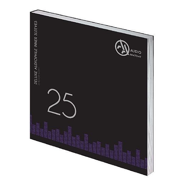 Deluxe Schallplatten Innenhüllen Antistatisch Weiss 90 gr - 25 Stück, Lp-12" Innenhüllen