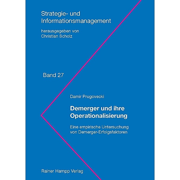 Demerger und ihre Operationalisierung, Damir Prugovecki