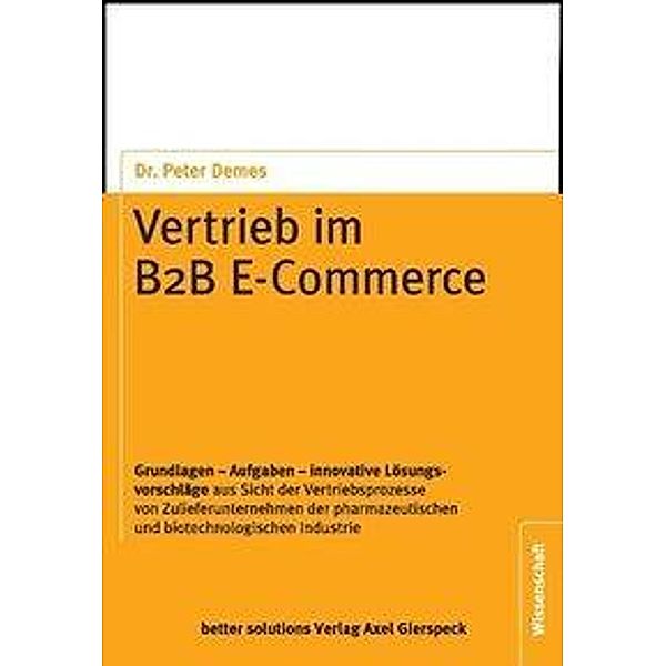 Demes, P: Vertrieb im B2B E-Commerce, Peter Demes