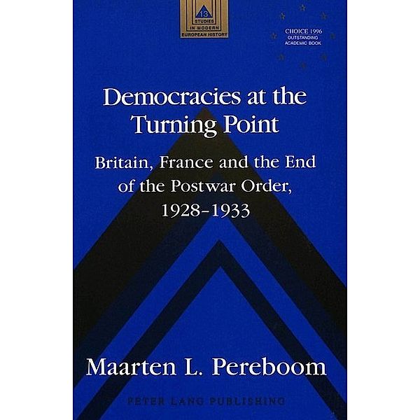 Democracies at the Turning Point, Maarten Pereboom