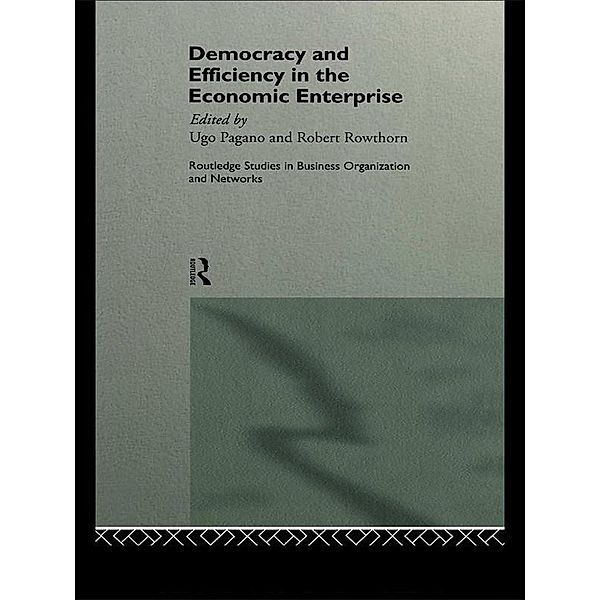 Democracy and Efficiency in the Economic Enterprise