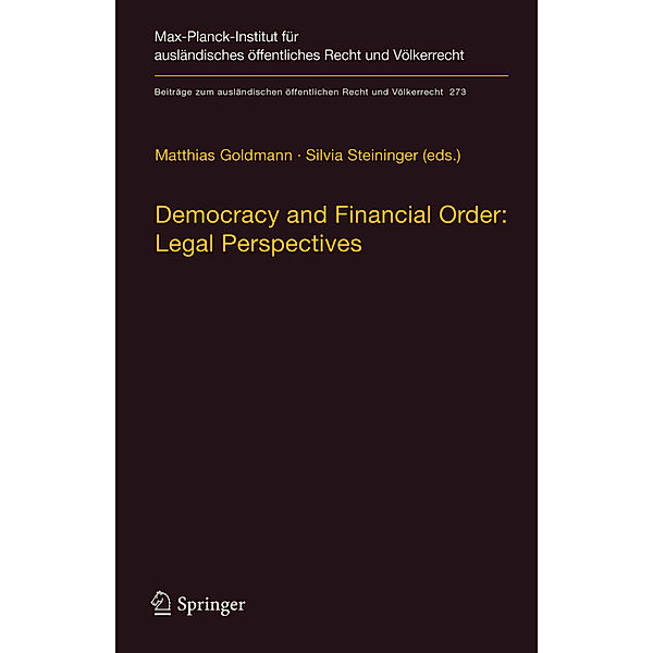 Democracy and Financial Order: Legal Perspectives