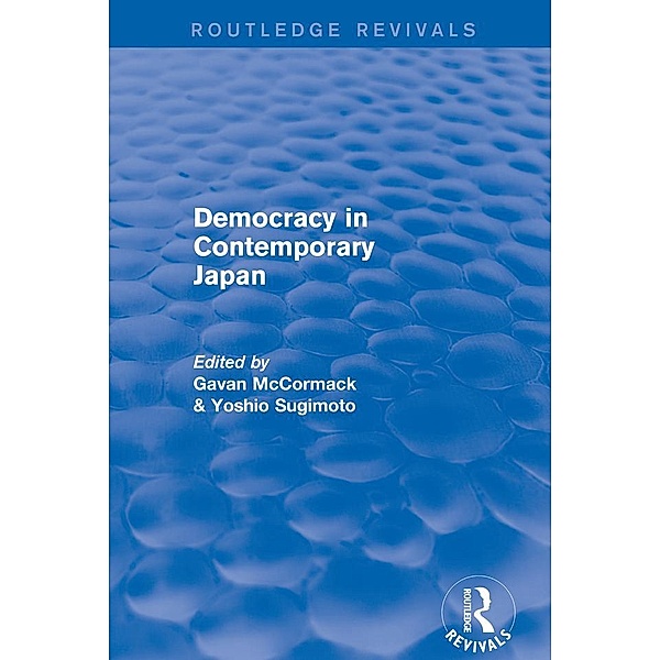 Democracy in Contemporary Japan, Gavan McCormack, Yoshio Sugimoto