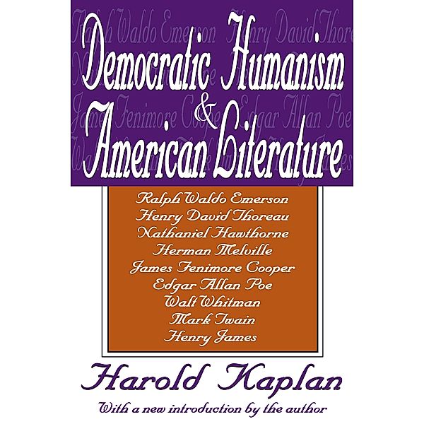 Democratic Humanism and American Literature