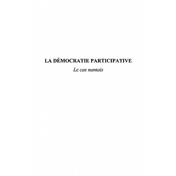 Democratie participative / Hors-collection, Le Galic Mathias