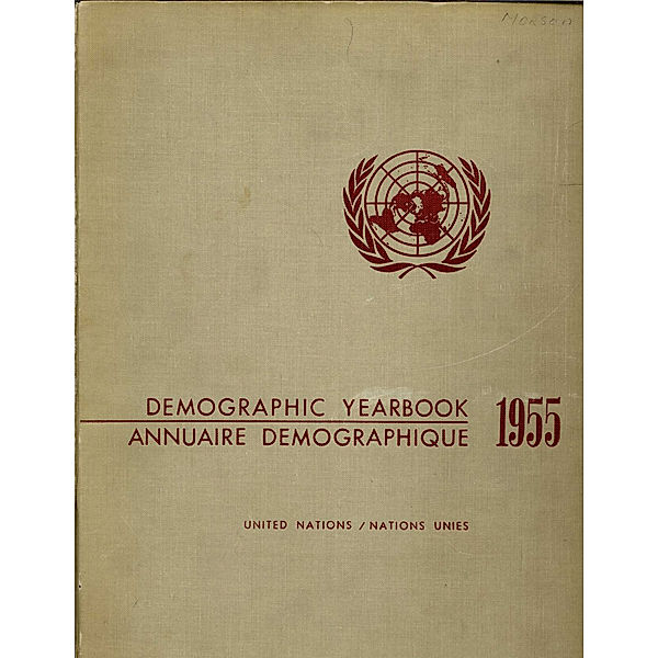 Demographic Yearbook (Ser. R): United Nations Demographic Yearbook 1955, Seventh Issue/Nations Unies Annuaire démographique 1955, Septième édition