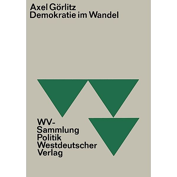 Demokratie im Wandel, Axel Görlitz