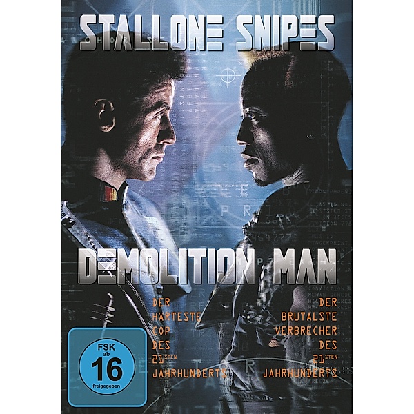 Demolition Man, Wesley Snipes Sandra Bullock Sylvester Stallone