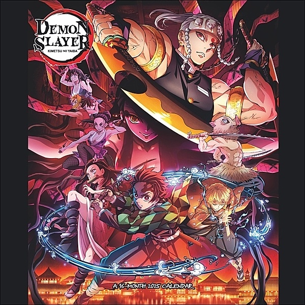 Demon Slayer Broschurkalender 2025