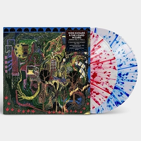 Demos Vol. 5 + Vol. 6 (Red & Blue Splatter Vinyl), King Gizzard & The Lizard Wizard