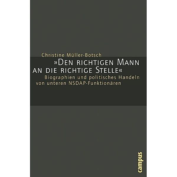 Den richtigen Mann an die richtige Stelle, Christine Müller-Botsch