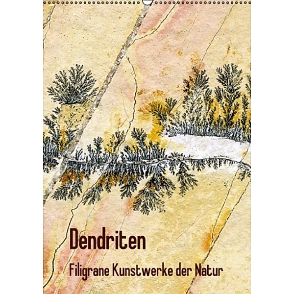 Dendriten - Filigrane Kunstwerke der Natur (Wandkalender 2016 DIN A2 hoch), Gerhard Zinn